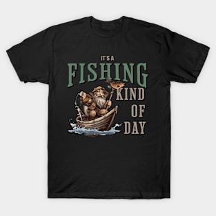 It's a Fishing Kind of Day Boat T-Shirt